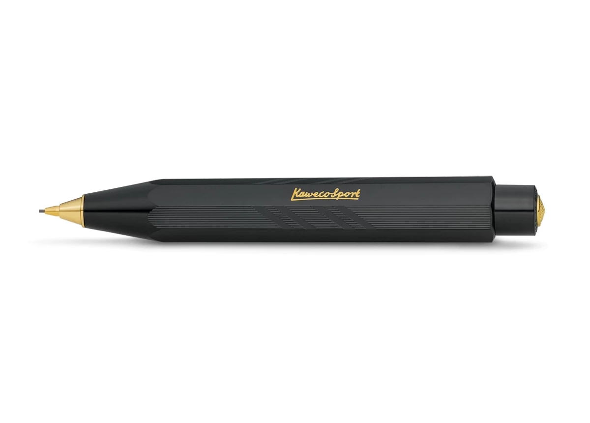 Kaweco CLASSIC SPORT GUILLOCHE Druckbleistift 0.7 Mm Black