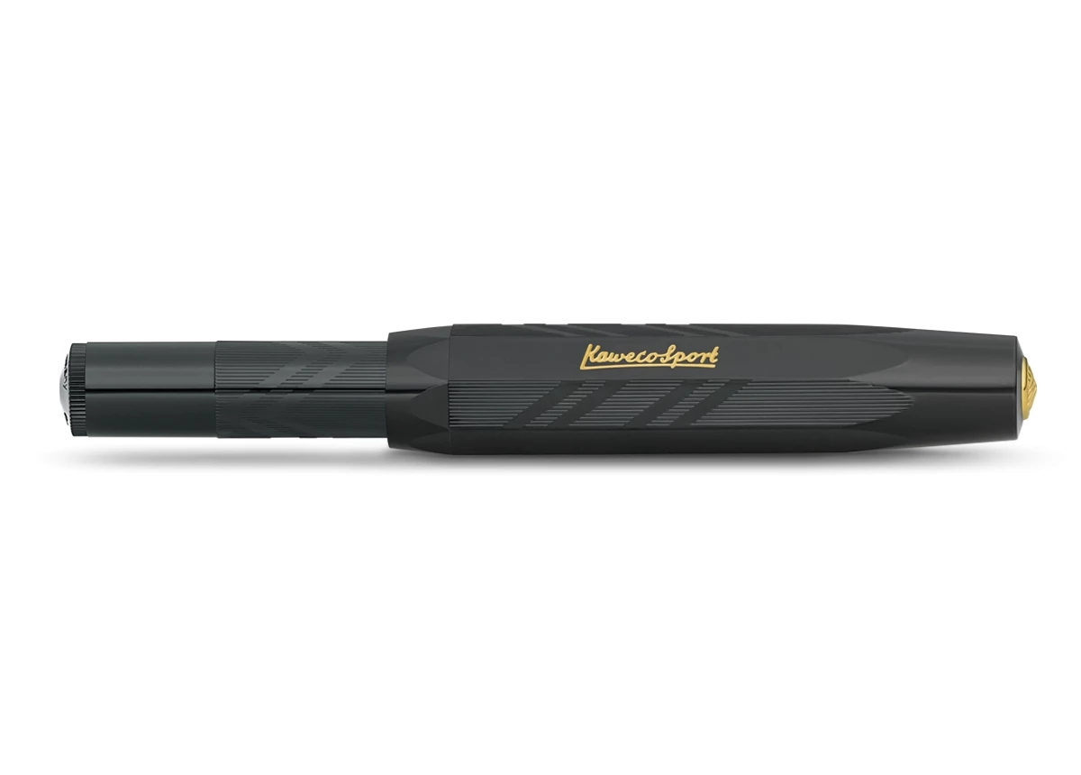 Kaweco CLASSIC SPORT GUILLOCHE Gel Roller Black – Bild 2