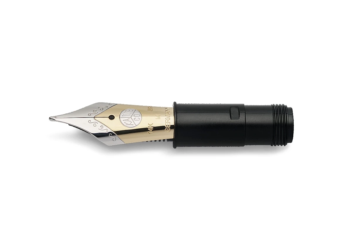 Kaweco Bi Color Goldfeder "M" Einsatz 250 Mit Gewinde, 14 Kt. 585 Gold