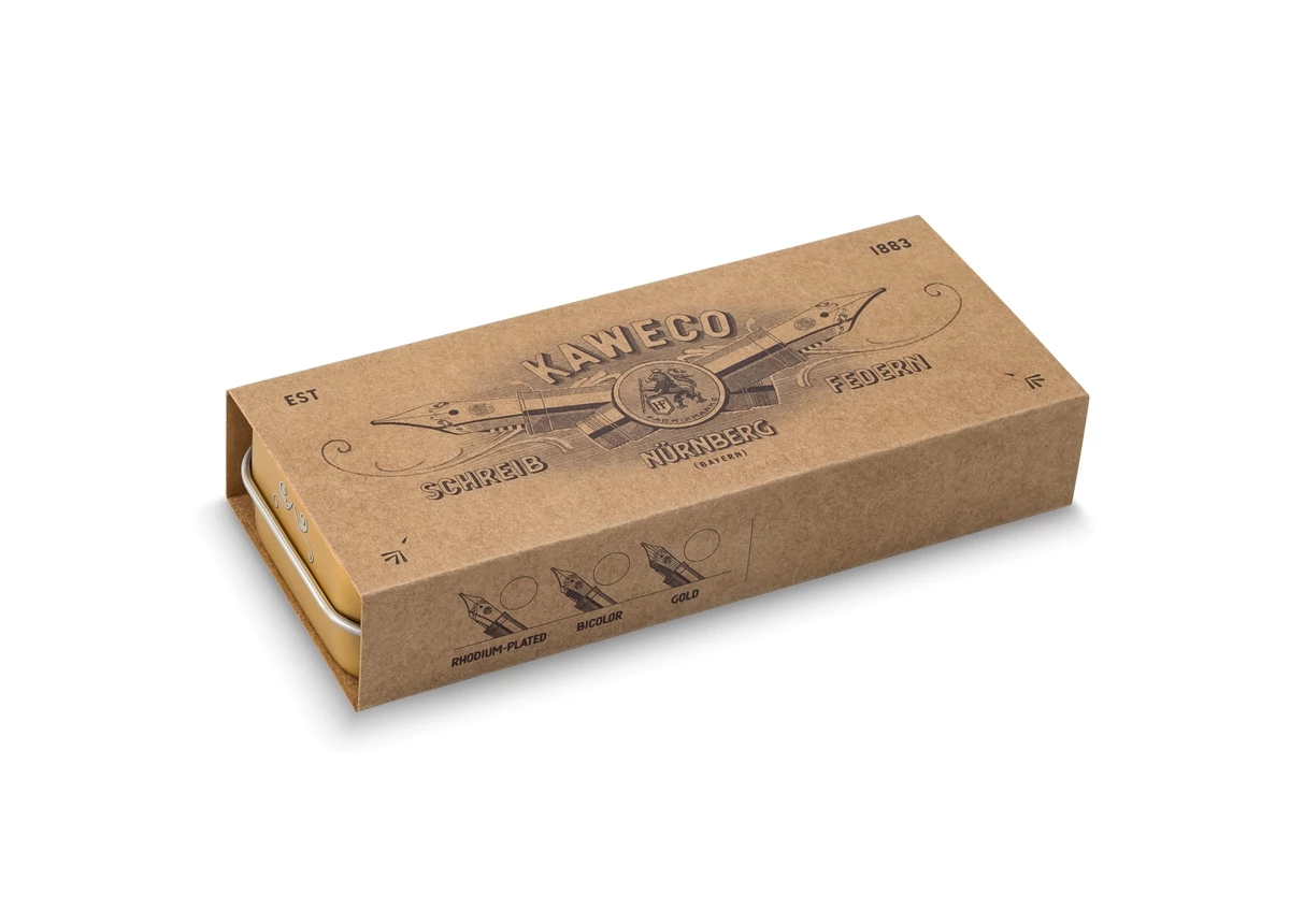 Kaweco Rhodinierte Goldfeder Einsatz 060 Mit Gewinde, 14 Kt. 585 Gold – Bild 2