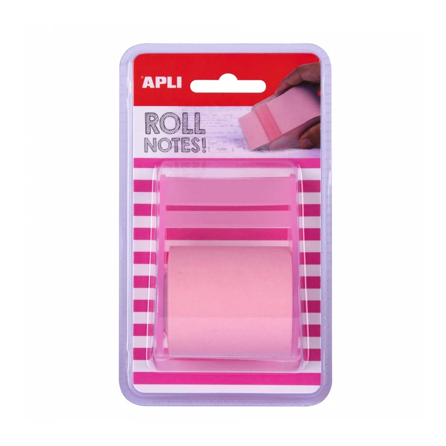 Klebenoten Pastell Pink + Dispenser