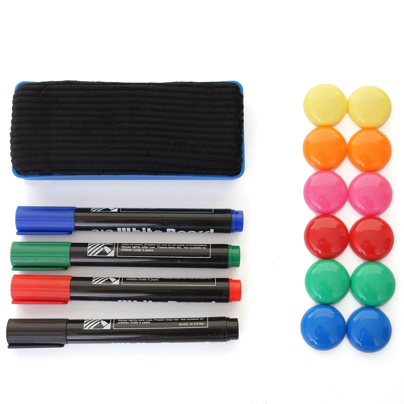 Whiteboard Zubehör MCW-C93, Memoboard-Set Magnet Boardmarker Schwamm