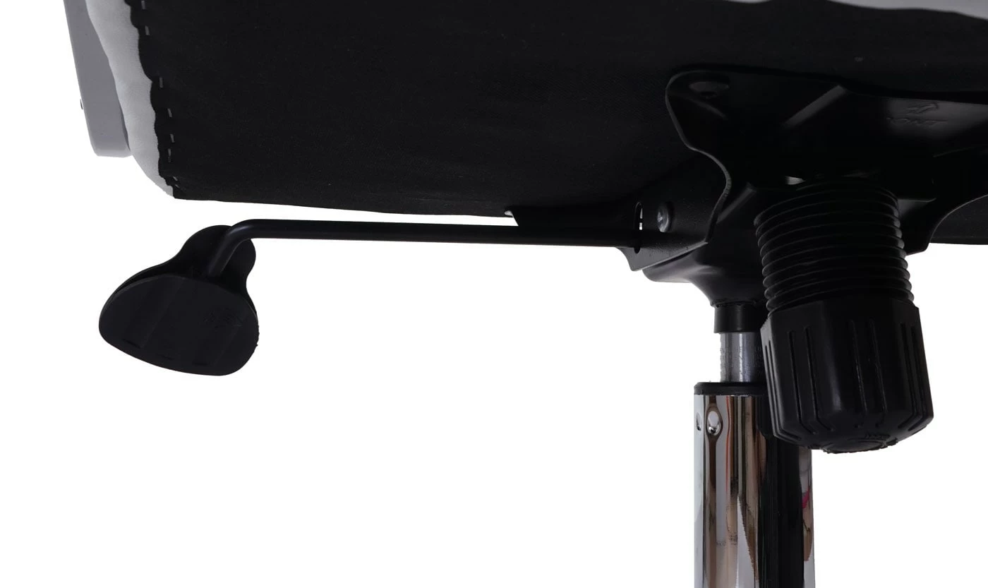 Profi-Bürostuhl H42 XXL, Chefsessel Drehstuhl, 150kg Belastbar Kunstleder ~ Weiß – Bild 6