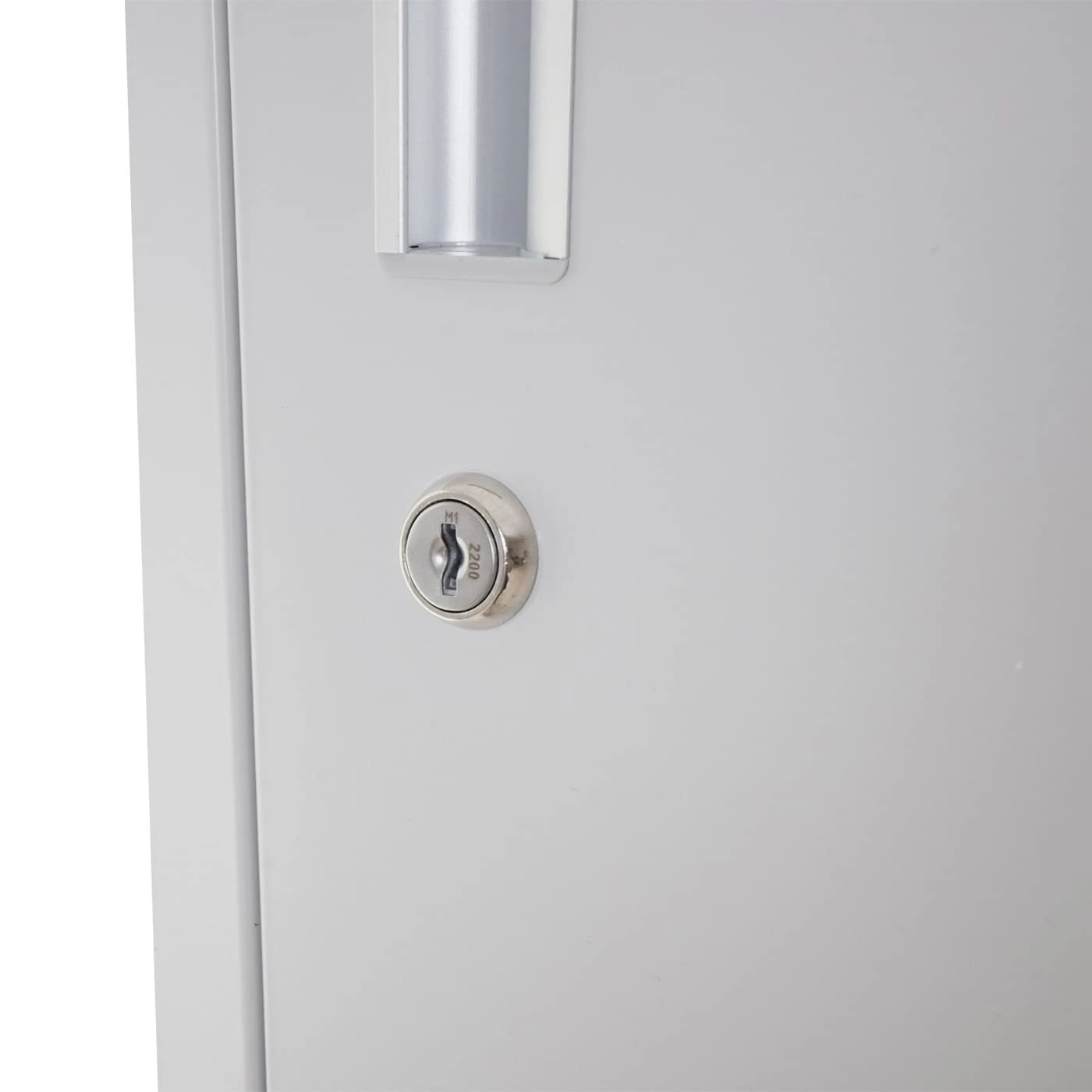 Schließfach Preston T829, Schließfachschrank Wertfachschrank Spind, Metall 12 Fächer ~ Grau – Bild 5