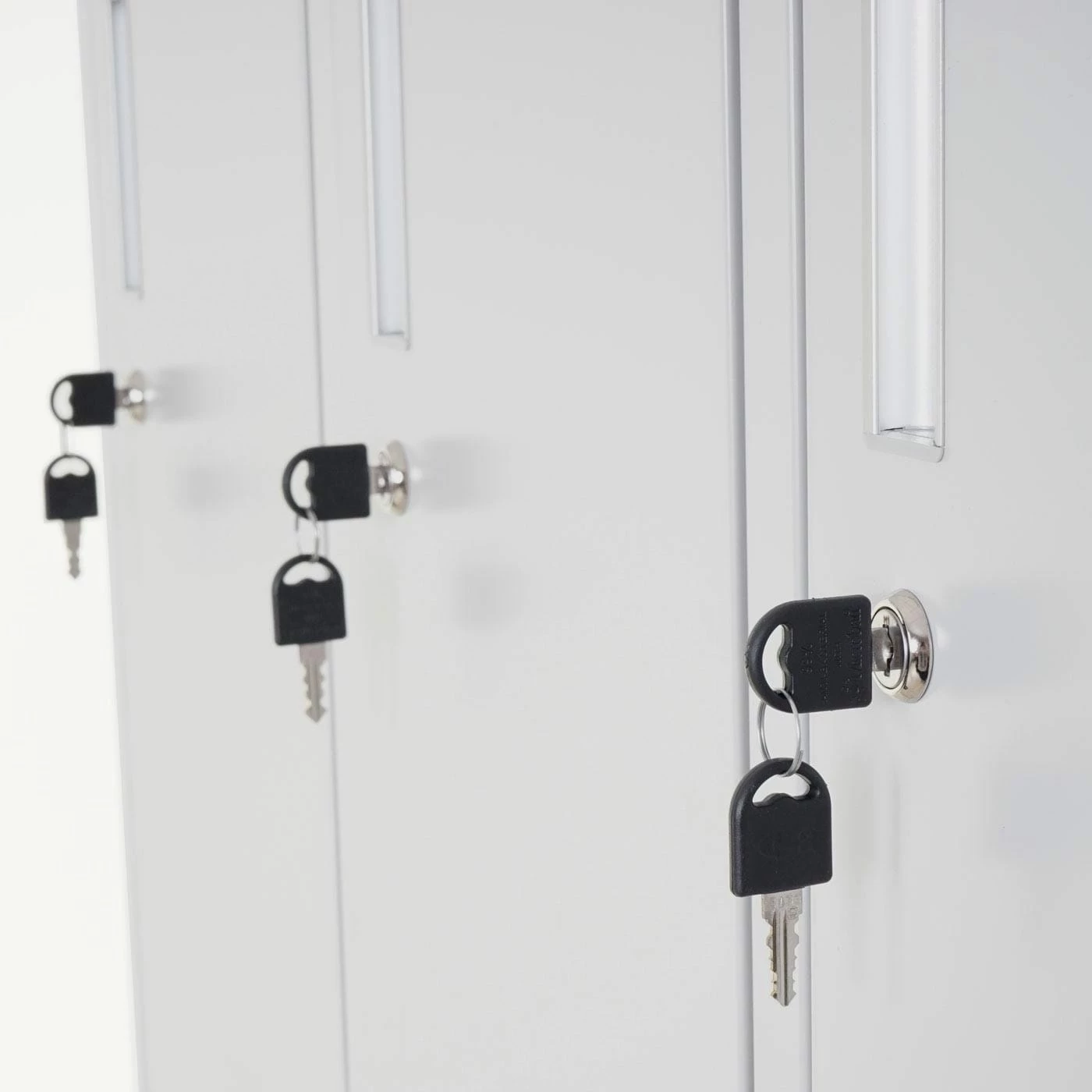 Schließfach Preston T829, Schließfachschrank Wertfachschrank Spind, Metall 12 Fächer ~ Grau – Bild 6