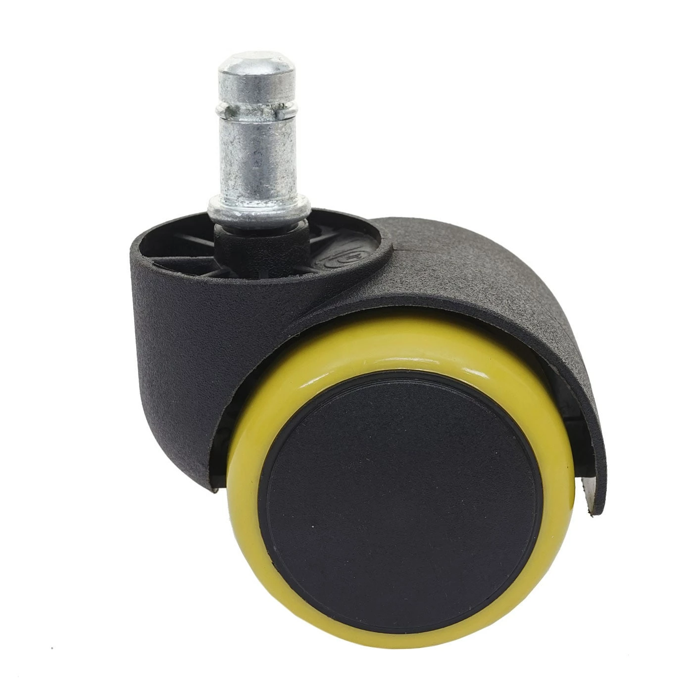 5er-Set Hartbodenrollen MCW-H86, Bürostuhl-Rollen Stuhlrollen, 150kg Belastbar 50mm ~ Gelb – Bild 4