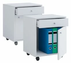 VCM Holz Rollcontainer Bürocontainer Schublade Masola