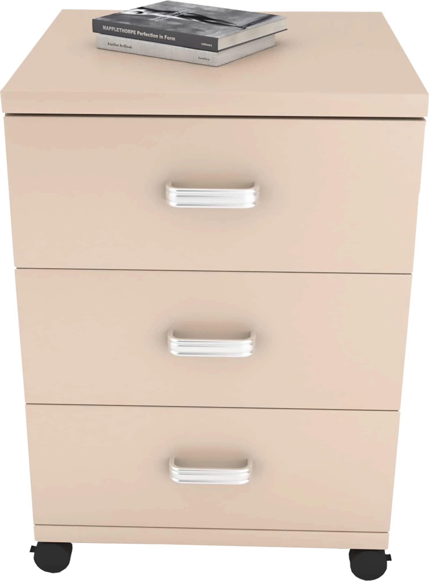 VCM Rollcontainer Beistellcontainer Bürocontainer Rollen Rollbar Schublade Tobila – Bild 3