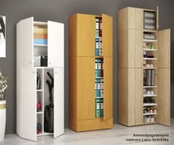 VCM XXL Büroschrank Aktenschrank Bücher Büromöbel Ordner Schrank Lona 5f A Schublade