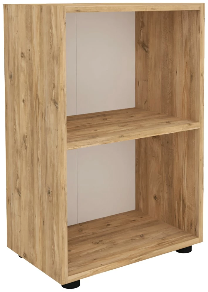 VCM Holz Büro Stand Regal Bücher Ordner Aktenregal Ordnerregal Bücherregal Ulas 2f – Bild 6