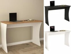 VCM Holz Schreibtisch Computertisch Arbeitstisch Bürotisch Büro Ablagefach Dilus L