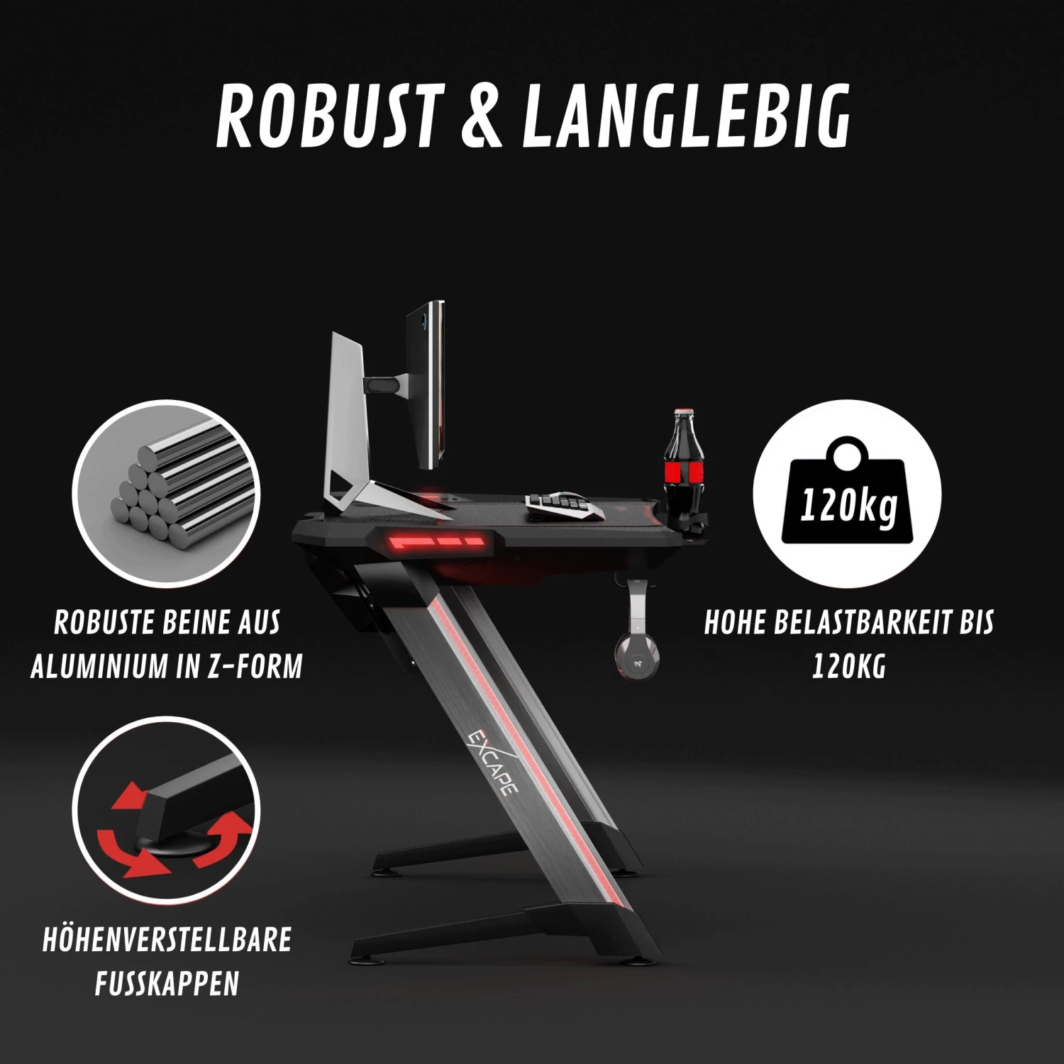 EXcape Gaming Tisch Z12-Ultra – Bild 3