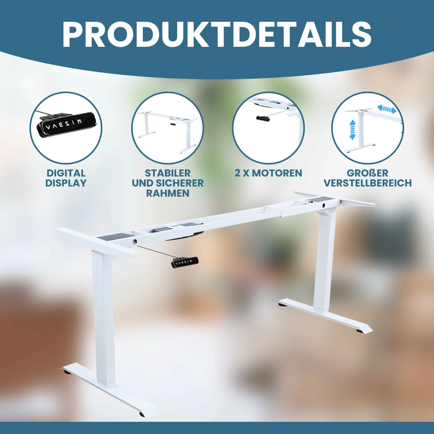 Albatros LIFT S5W Weiss Inkl. Kabelmanagment – Bild 2
