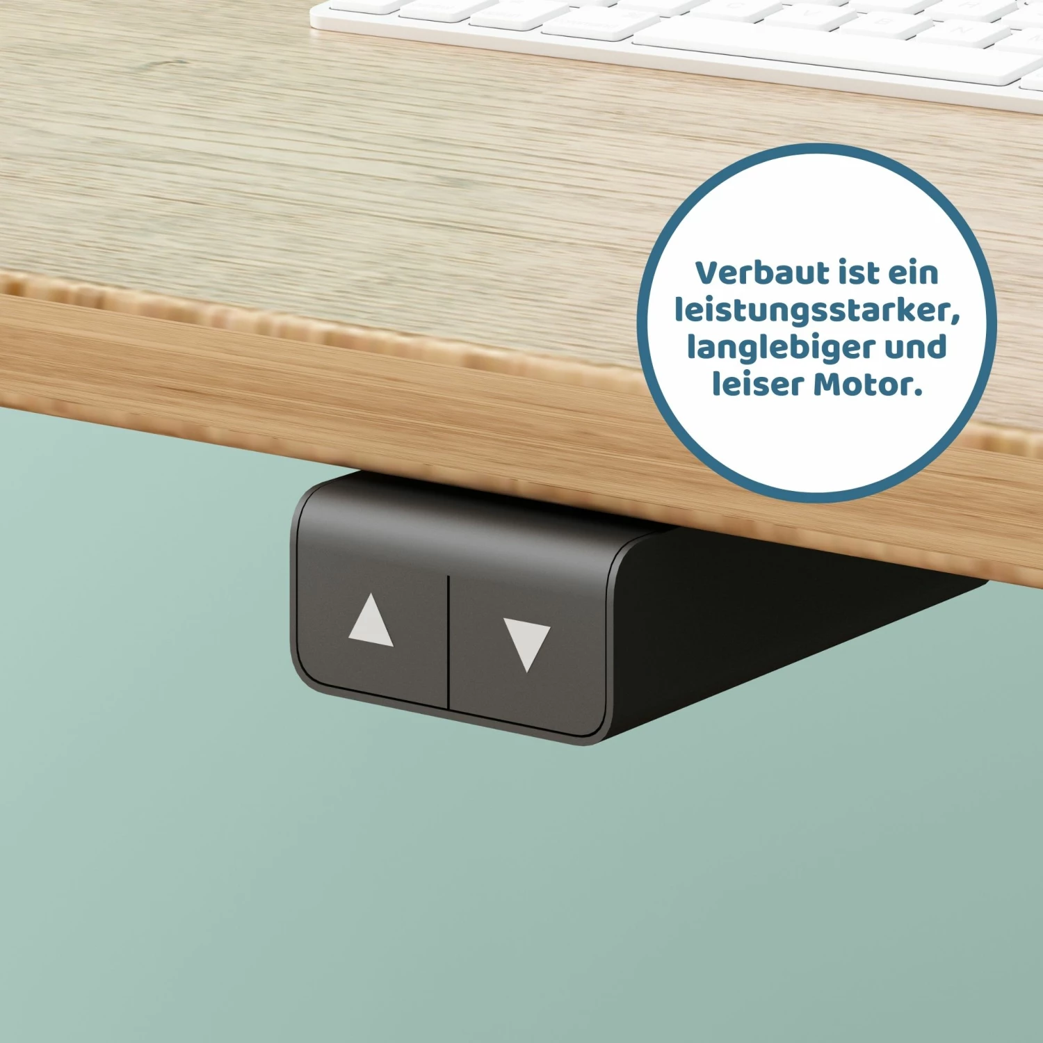 Albatros Schreibtisch-Gestell LIFT N3S, Silber, Elektrisch Höhenverstellbar – Bild 5