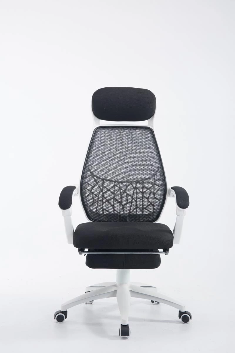 CLP Bürostuhl Marcel I Höhenverstellbarer Schreibtischstuhl Mit Ausziehbarer Fußablage Und Atmungsaktivem Netzbezug – Bild 4