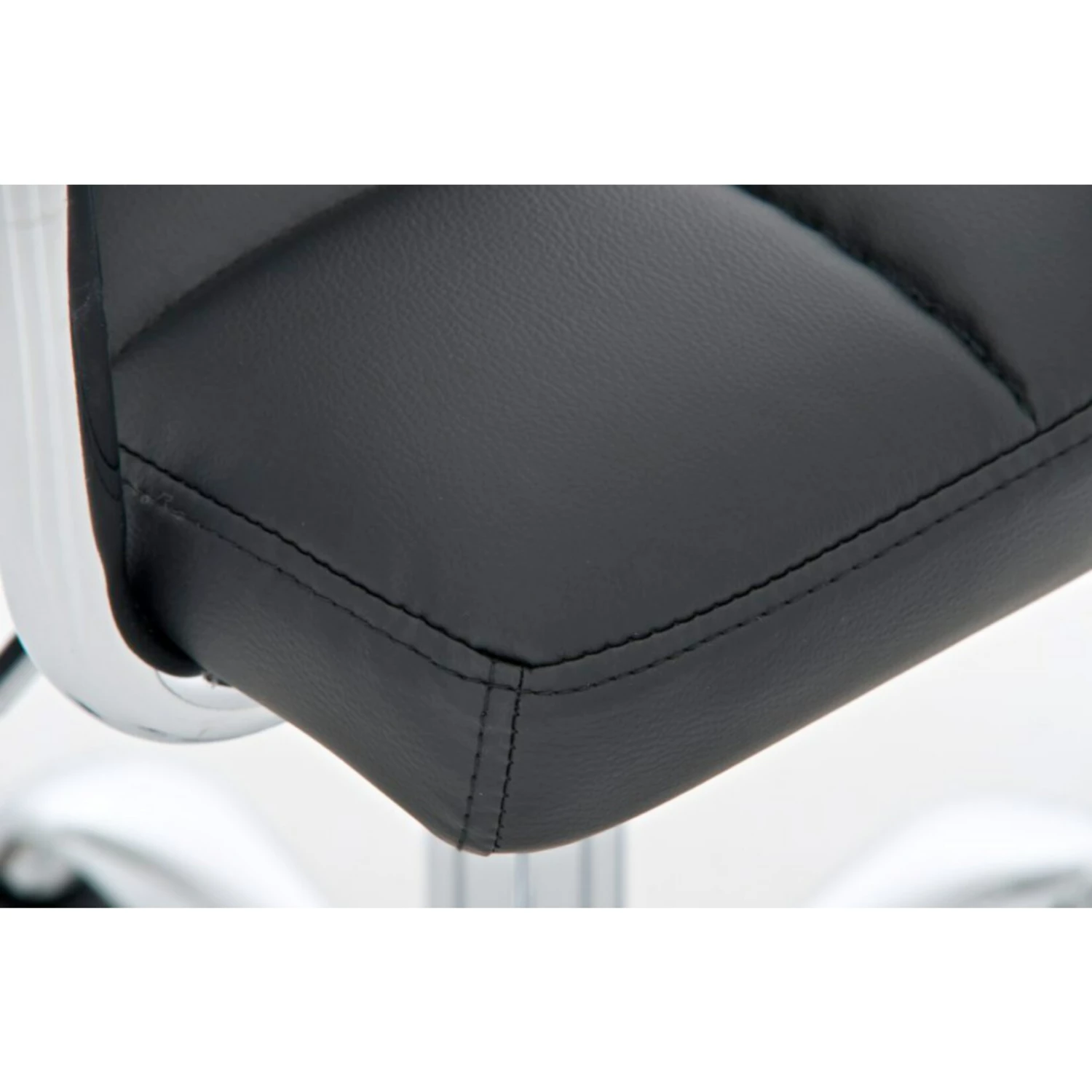 CLP Bürostuhl LUCY Mit Gestepptem Kunstlederbezug I Drehstuhl Mit Leichtlaufrollen I Schreibtischstuhl Mit Armlehne – Bild 5