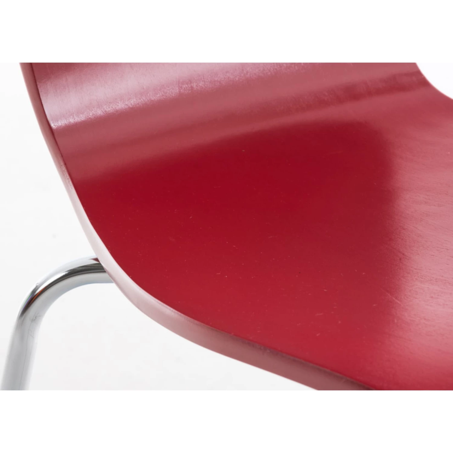 CLP Stapelstuhl Aaron Ergonomisch Geformter Konferenzstuhl Mit Holzsitz Und Metallgestell I Platzsparender Stuhl Mit Pflegeleichter SitzflĂ€che â Bild 5