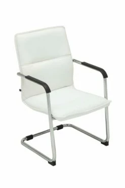 CLP Freischwinger SEATTLE Mit Armlehne I Konferenzstuhl Mit Hochwertiger Polsterung Und Kunstlederbezug