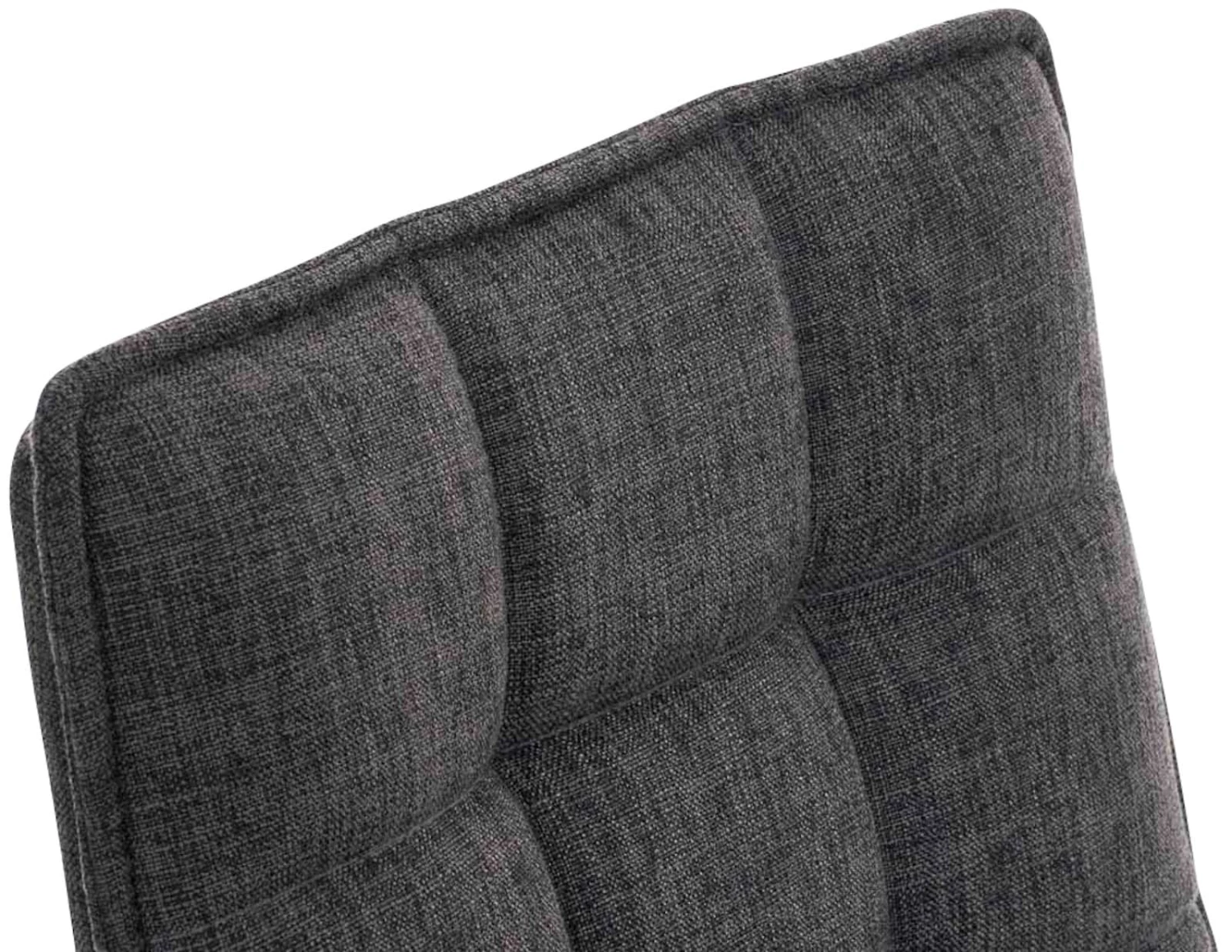 CLP Arbeitshocker PEKING Mit Stoffbezug | Schreibtischstuhl Mit Laufrollen | Höhenverstellbarer Drehstuhl | In Verschiedenen Farben Erhältlich – Bild 5