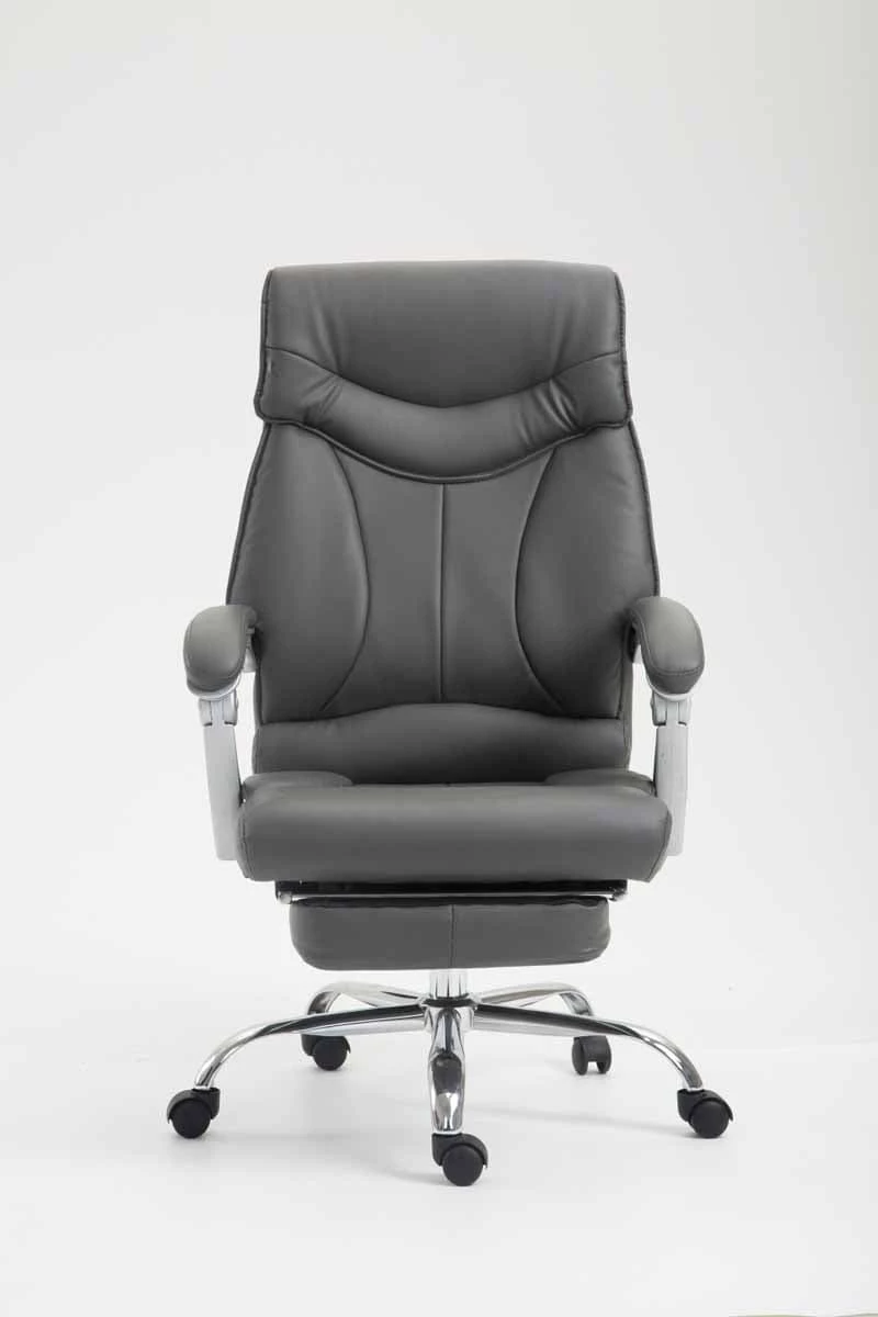 CLP Bürostuhl BIG IOWA Mit Kunstlederbezug, Chefsessel Mit Fußstütze, Max. Belastbar Bis 136 Kg, Höhenverstellbar – Bild 2