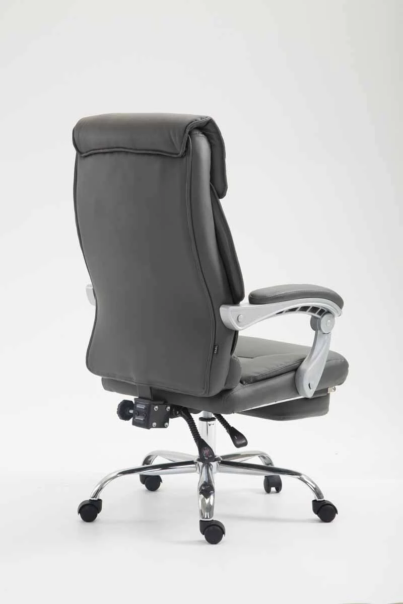 CLP Bürostuhl BIG IOWA Mit Kunstlederbezug, Chefsessel Mit Fußstütze, Max. Belastbar Bis 136 Kg, Höhenverstellbar – Bild 4