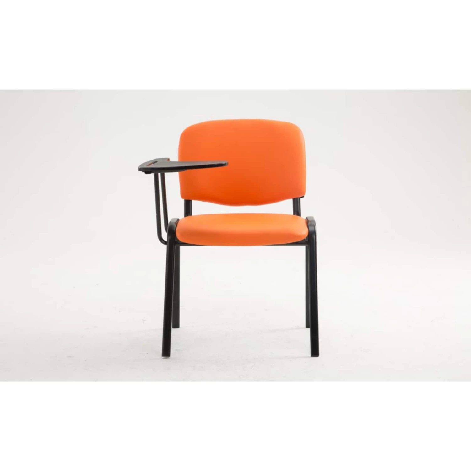 CLP Besucherstuhl KEN Mit Klapptisch | Robuster Konferenzstuhl Mit Gepolsterter SitzflĂ€che Und Kunstlederbezug â Bild 3