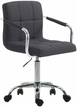 CLP Bürostuhl LUCY V2 Mit Stoffbezug I Schreibtischstuhl Mit Hochwertiger Polsterung I Höhenverstellbarer Bürosessel Mit Leichtlaufrollen