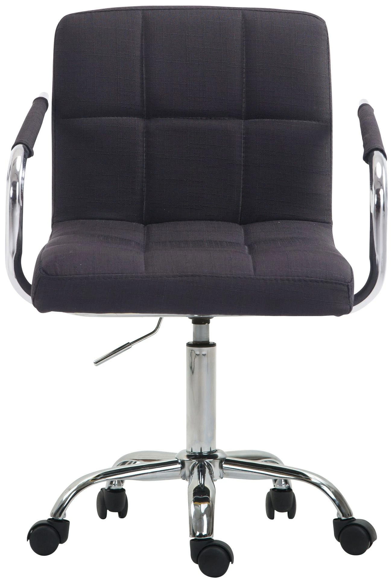 CLP Bürostuhl LUCY V2 Mit Stoffbezug I Schreibtischstuhl Mit Hochwertiger Polsterung I Höhenverstellbarer Bürosessel Mit Leichtlaufrollen – Bild 2