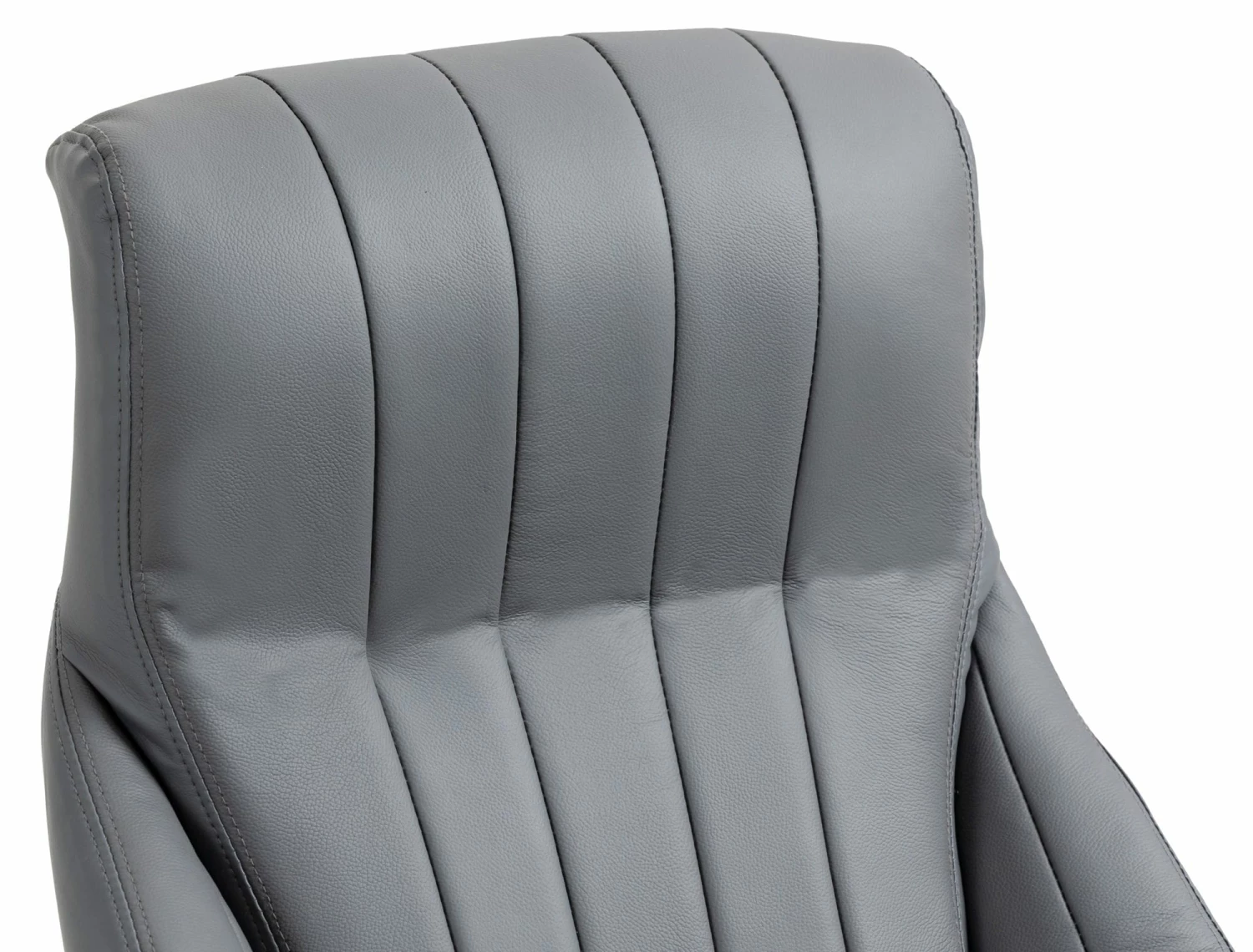 CLP Bürostuhl Wigan Echtleder I Schreibtischsessel Mit Wippfunktion Und Stufenloser Höhenverstellung I Chefsessel Mit Leichtlaufrollen – Bild 6