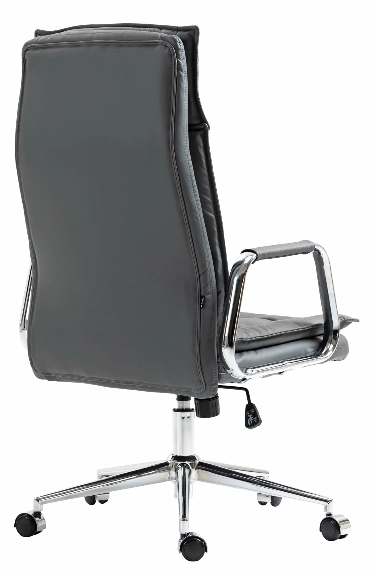 CLP Bürostuhl Sotira Echtleder I Chefsessel Mit Stufenloser Sitzhöhenverstellung I Schreibtischsessel Mit Leichtlaufrollen – Bild 4