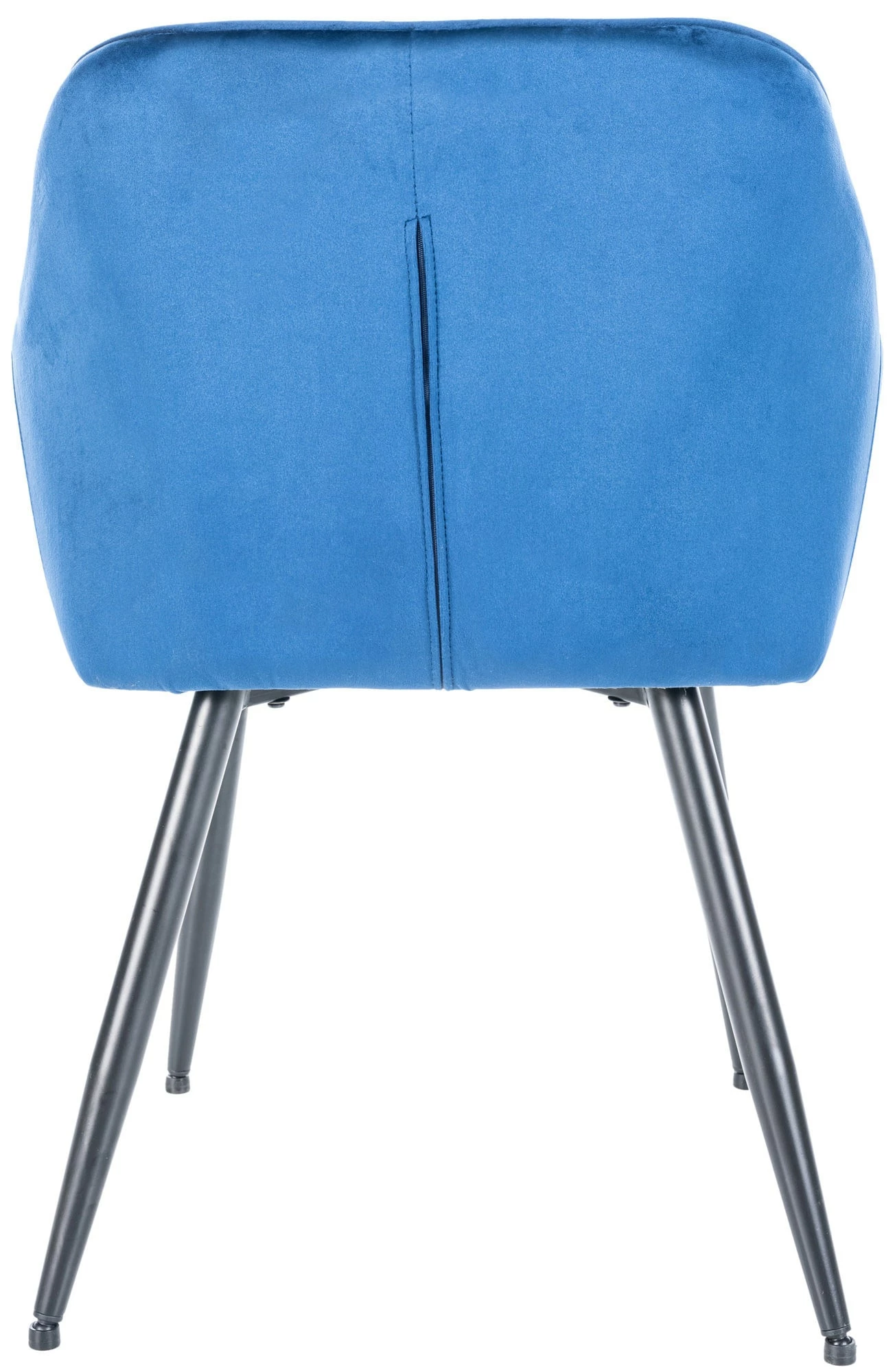 CLP Besucherstuhl Cassis Samt I Gesteppter Polsterstuhl Mit Samtbezug I Küchenstuhl Mit Bodenschonern – Bild 4