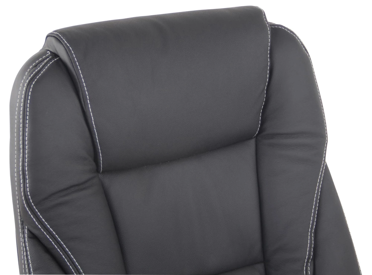 CLP Bürostuhl Pacific Echtleder I Massage-Funktion I Höhenverstellbar I Fußablage – Bild 6