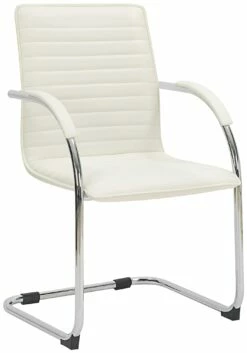 CLP Besucherstuhl Tira Kunstleder I Freischwinger Mit Gepolsterter Sitzfläche