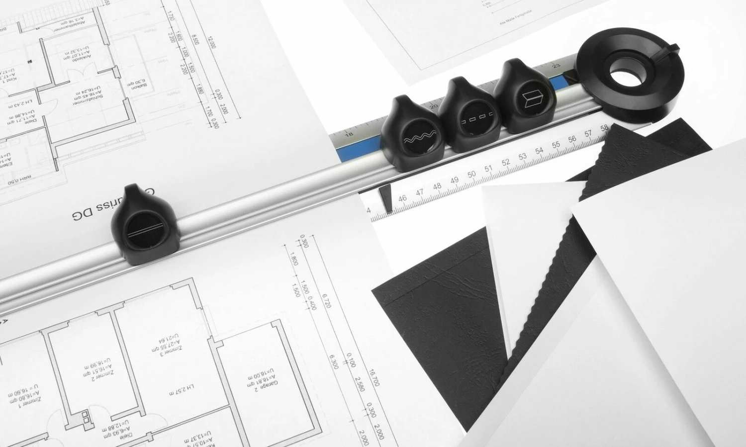 GENIE QuickCut Profi Schneidelineal Aus Aluminium, DIN A4 – Bild 2