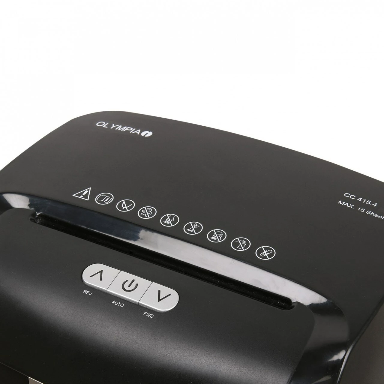 OLYMPIA CC 415.4 Professioneller Aktenvernichter, Partikelschnitt 15 Blatt – Bild 3