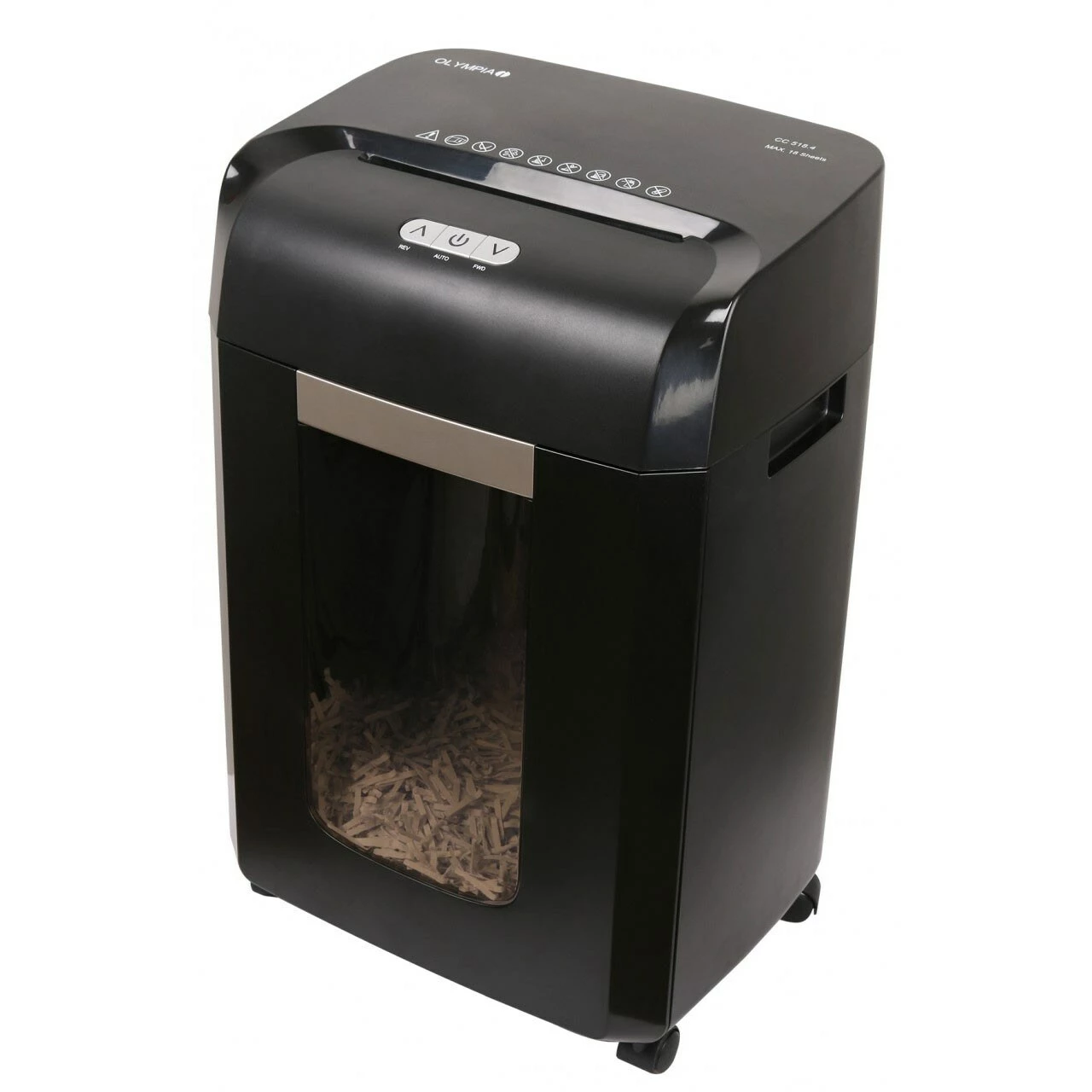 OLYMPIA CC 518.4 Professioneller Aktenvernichter, Partikelschnitt, Bis 18 Blatt
