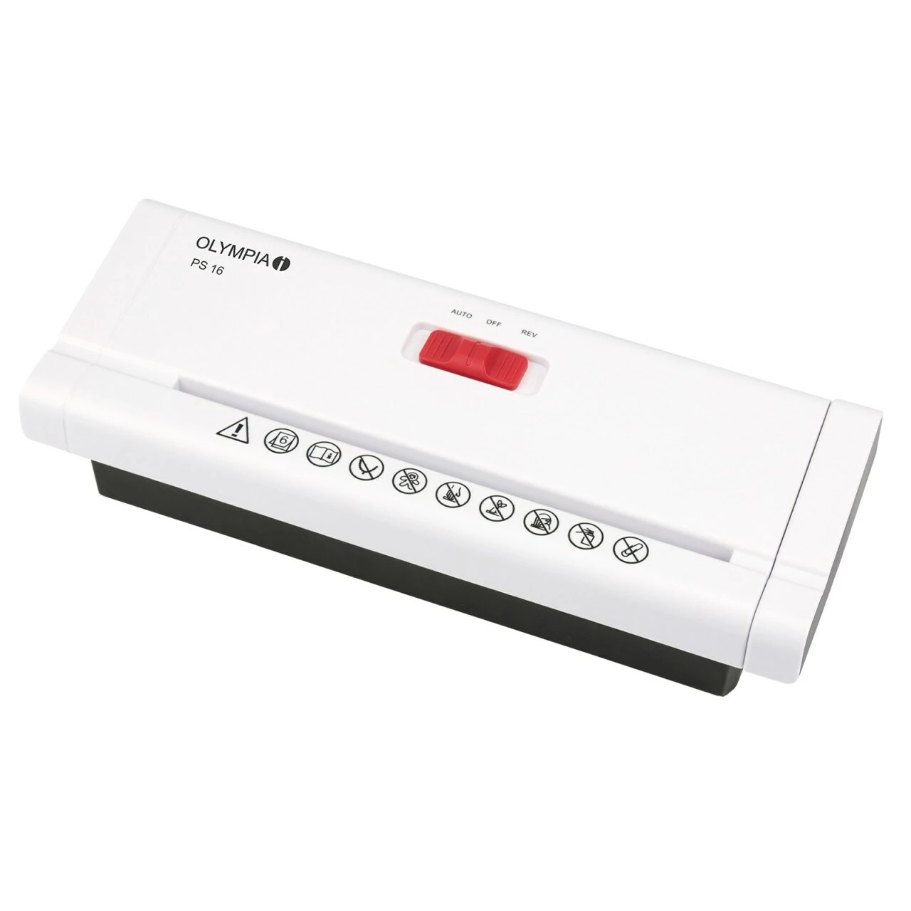 OLYMPIA PS 16 Aufsatzaktenvernichter, Weiß