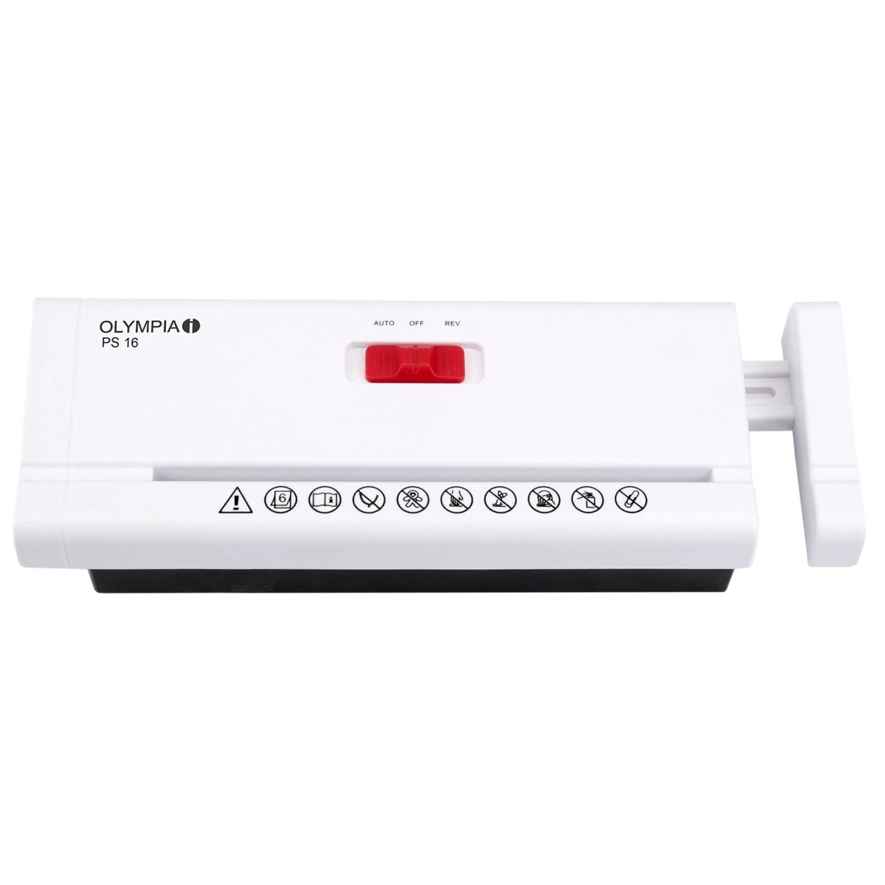 OLYMPIA PS 16 Aufsatzaktenvernichter, Weiß – Bild 2