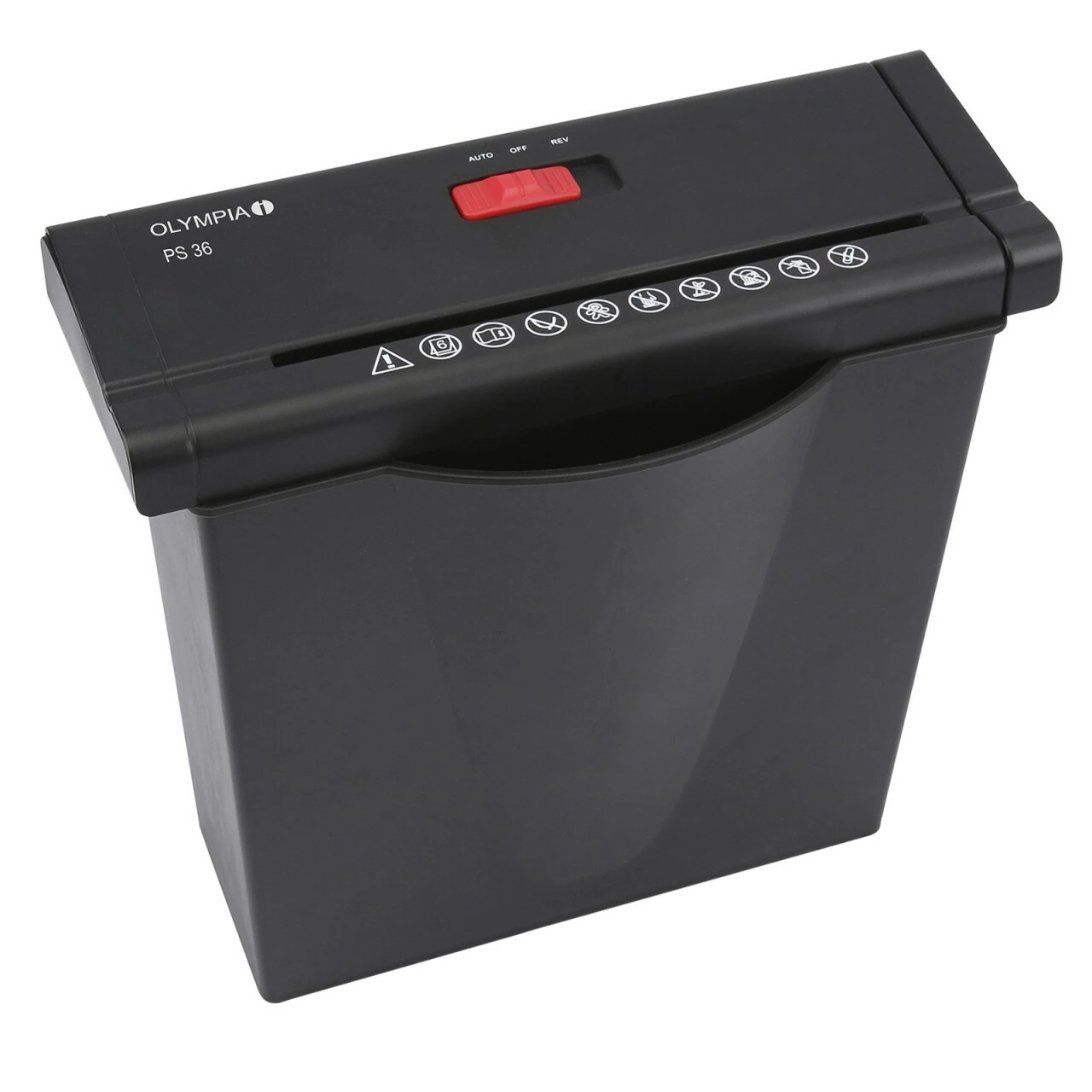 OLYMPIA PS 36 Aktenvernichter, Schwarz – Bild 3