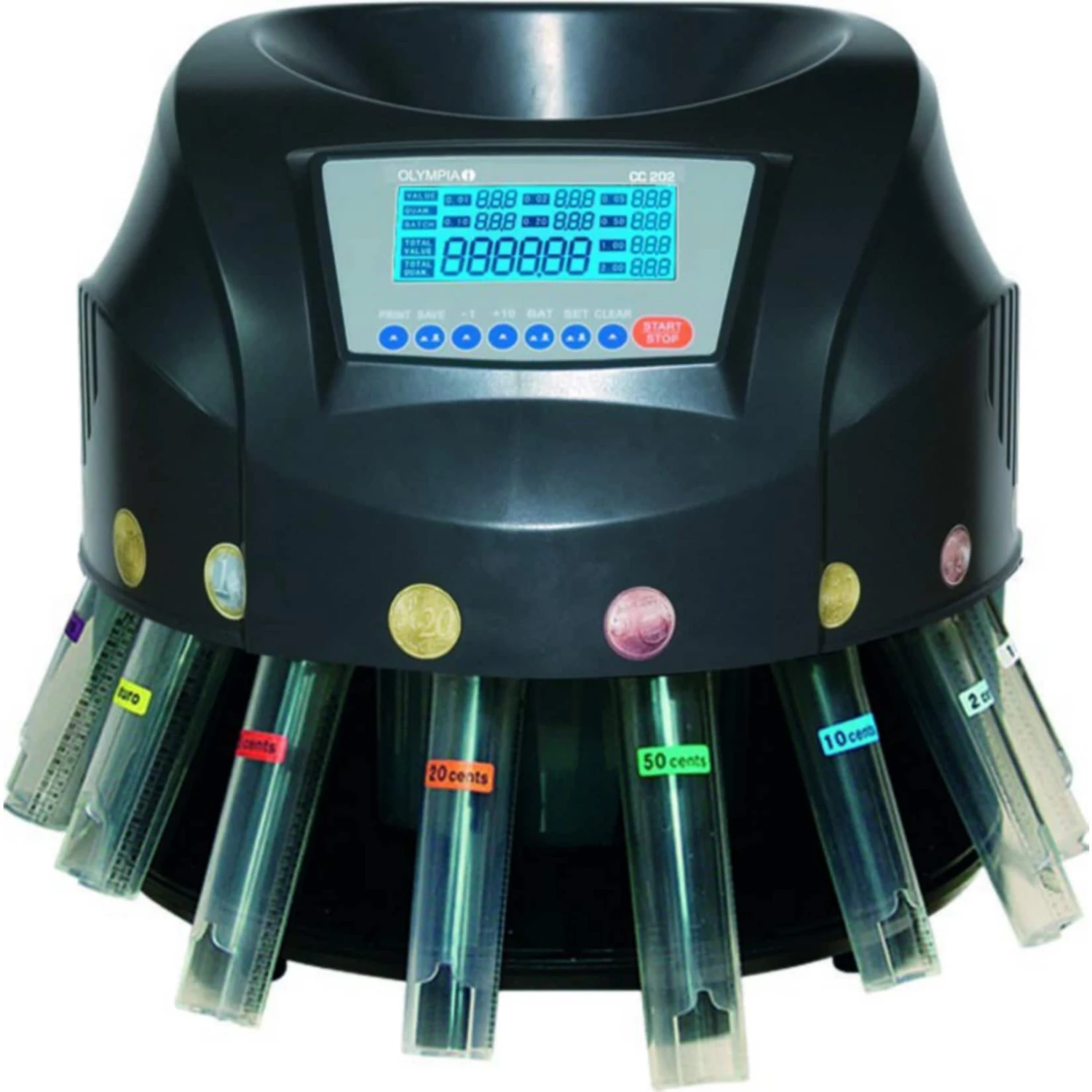 OLYMPIA CC 202 Münzzähl- Und Sortiergerät