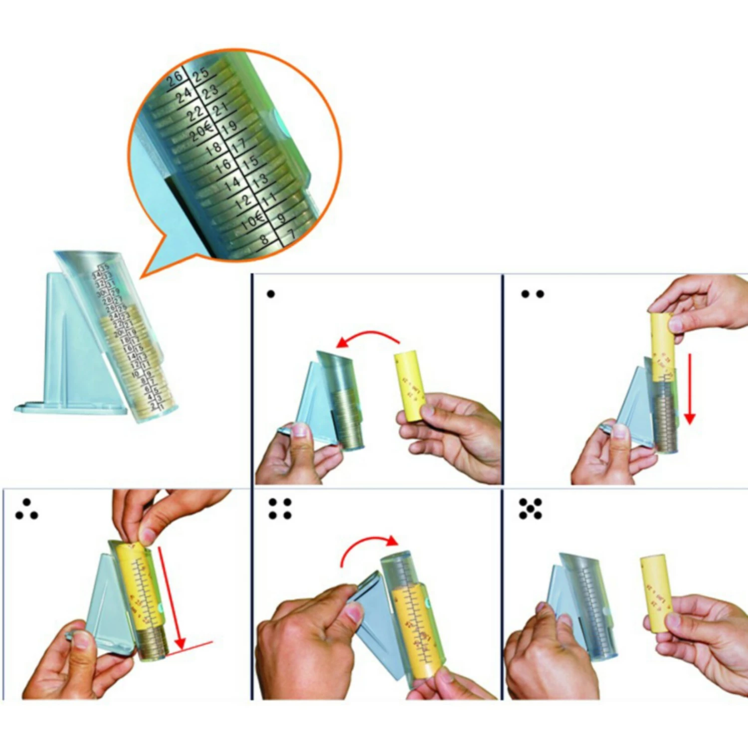 OLYMPIA CC 202 Münzzähl- Und Sortiergerät – Bild 3