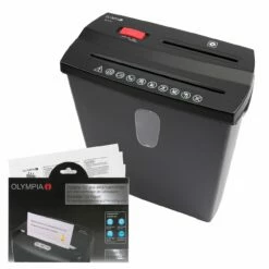 OLYMPIA PS 38 CD Aktenvernichter Im SET Mit Ölpapier Für Papier, CDs Und Kreditkarten
