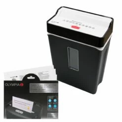 OLYMPIA PS 53 CC Set Mit Ölpapier Aktenvernichter,Partikelschnitt Sicherheitsstufe P4