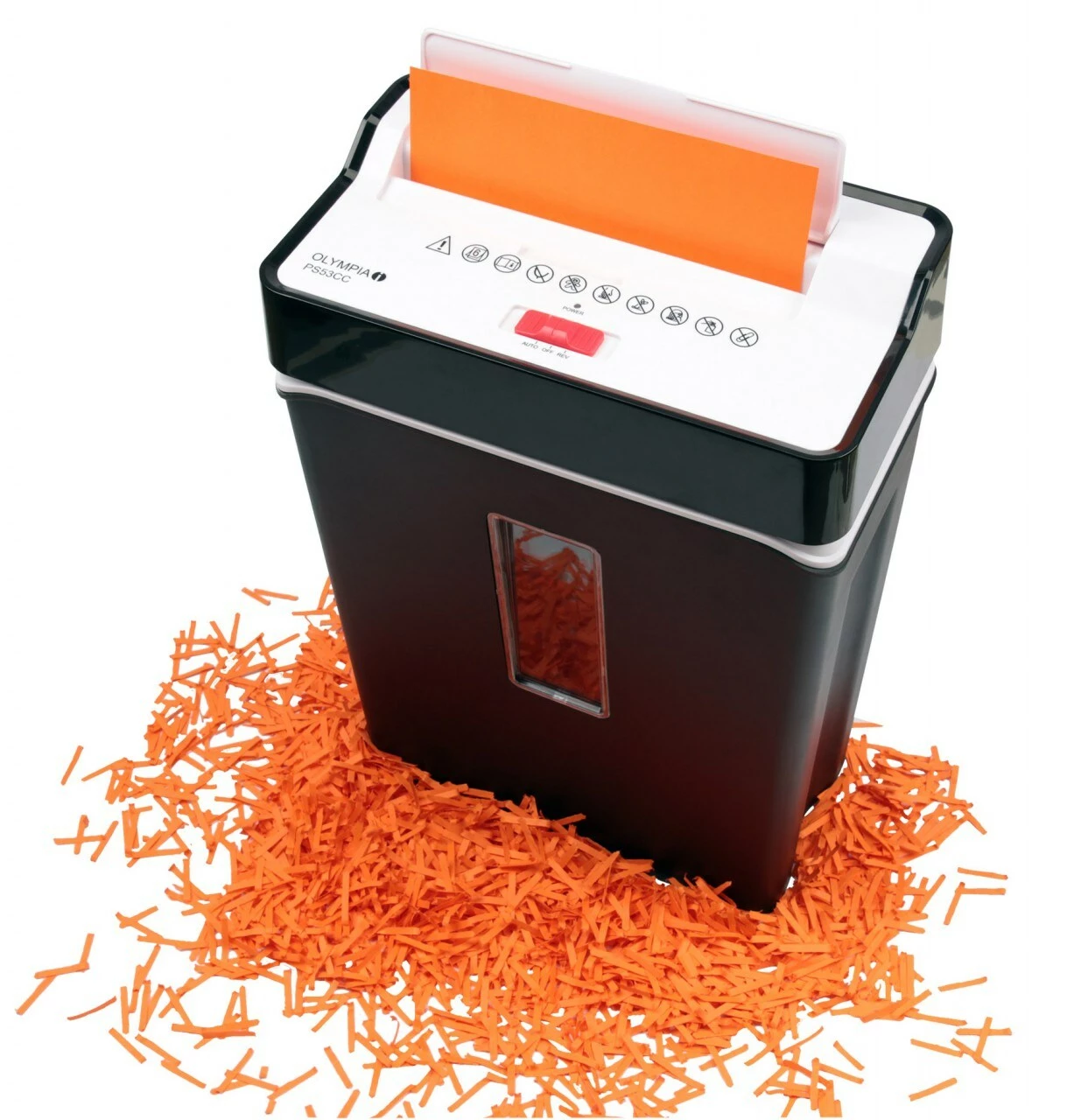 OLYMPIA PS 53 CC Set Mit Ölpapier Aktenvernichter,Partikelschnitt Sicherheitsstufe P4 – Bild 2