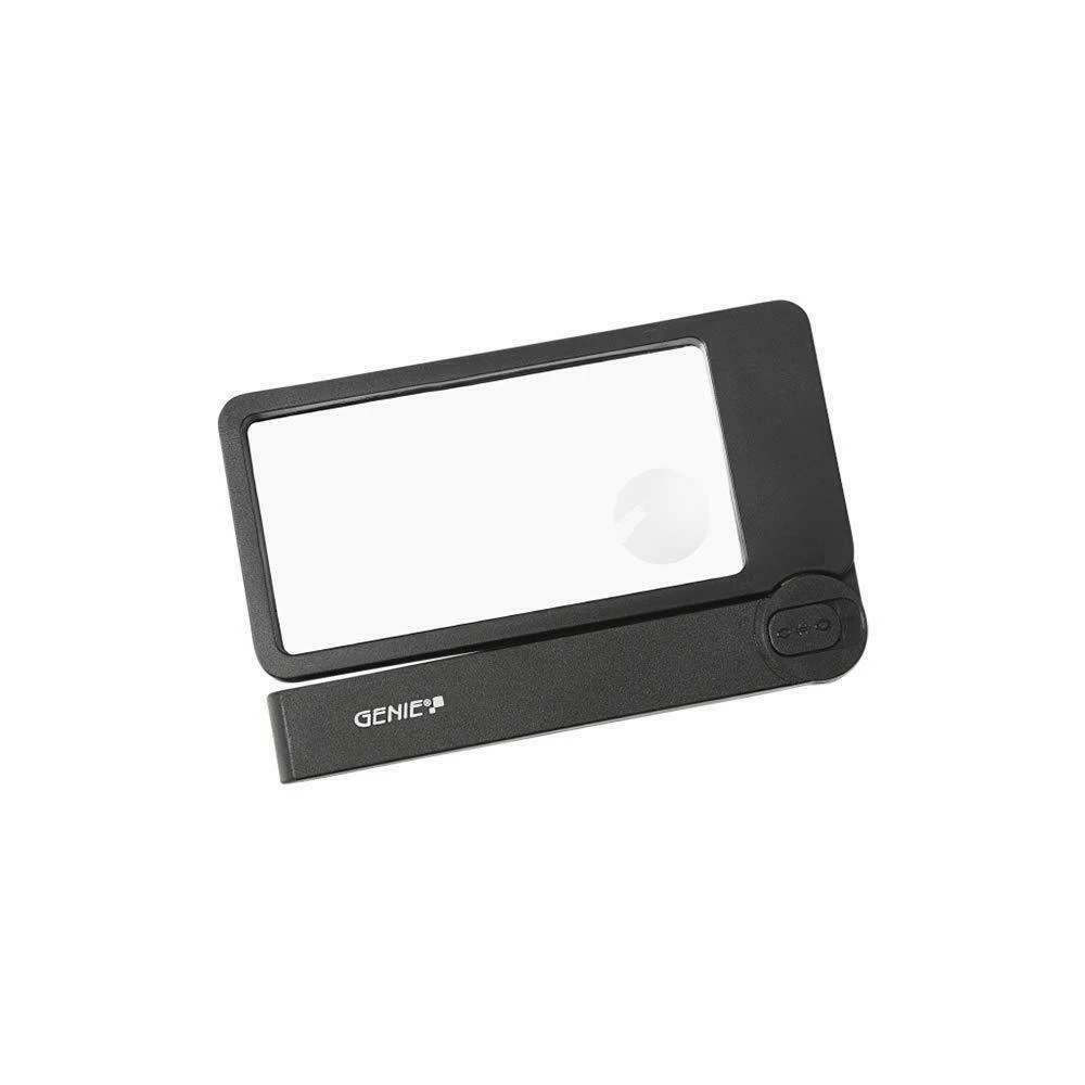 GENIE ML105 Handlupe Leselupe Rechteckig Mit LED Licht Vergrößerungsglas Lupe – Bild 2