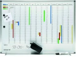 GENIE AP2000 Jahresplaner Magnettafel Terminplaner Whiteboard Wandtafel Pinnwand