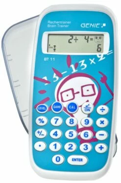 GENIE BT11 Rechentrainer Mathetrainer Mathe Lernspiele Kinder Taschenrechner NEU