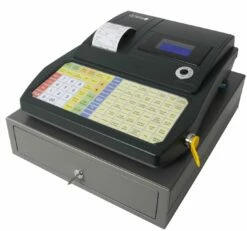 Registrierkasse Olympia CM 941F TSE GoBD/GDPdU-konform 3 Schein- & 8 Münzfächer Flachtastatur Mit 84 Tasten