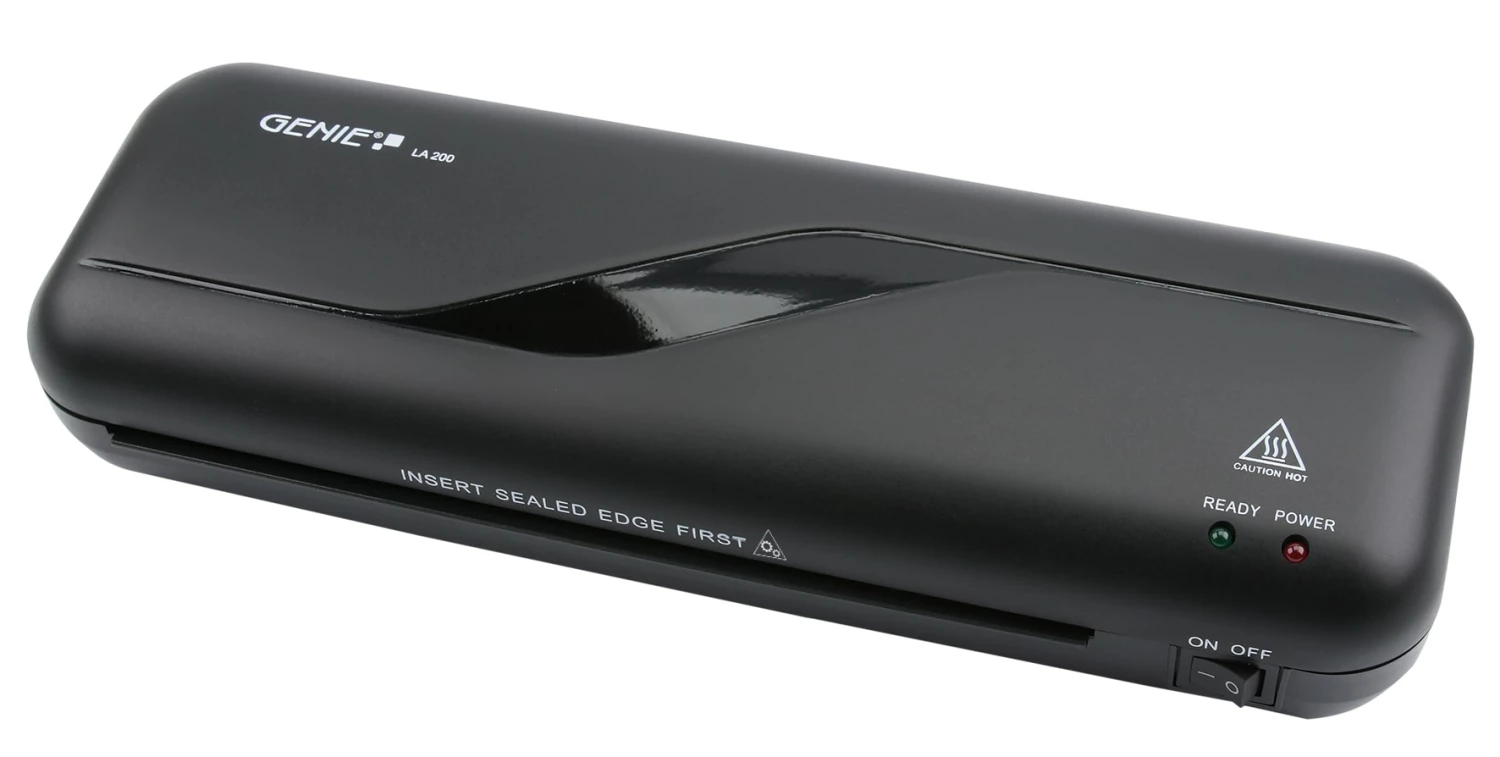GENIE LA 200 DIN A4 Laminiergerät (80 – 125 Micron) Inkl. 5 Folien DIN A4