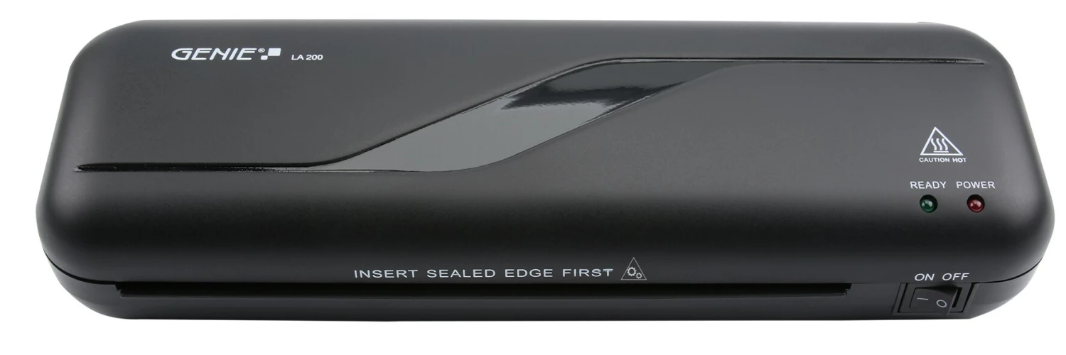 GENIE LA 200 DIN A4 Laminiergerät (80 – 125 Micron) Inkl. 5 Folien DIN A4 – Bild 3